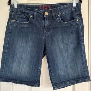 Elle Women's Dark Blue Jean Shorts